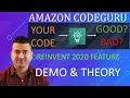 AWS reInvent 2020 Amazon CodeGuru Analyze Your Code Tutorial And Demo
