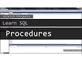 Learn SQL - 25 Procedures