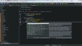 27 JToggleButton Java Swing Tutorial without voice