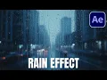 Easy Rain Effect for Beginners in After Effects