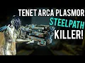 One of the Best AOE weapons in Warframe 2022 Tenet Arca Plasmor Steelpath build READ PINNED