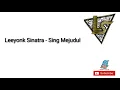 Download Lagu Leeyonk Sinatra - Sing Mejudul (lirik)