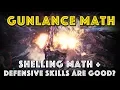 Gunlance Math How Shelling Works Defensive skills MHW