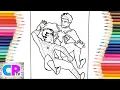 Spiderman vs Venom Coloring Pages Drawing of Villain vs Peter Parker Fighting with Uncovered Heads