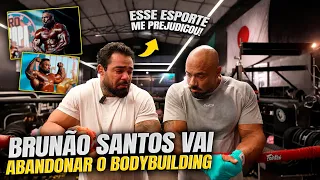 BRUNÃO SANTOS VAI ABANDONAR O BODYBUILDING - ELE SE EMOCIONOU !!!