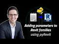 Adding parameters to Revit families using pyRevit