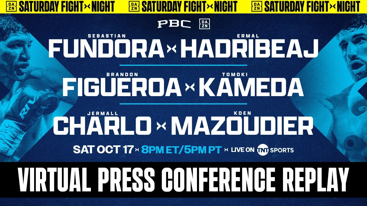 Fundora, Figueora, & Charlo VIRTUAL PRESS CONFERENCE REPLAY