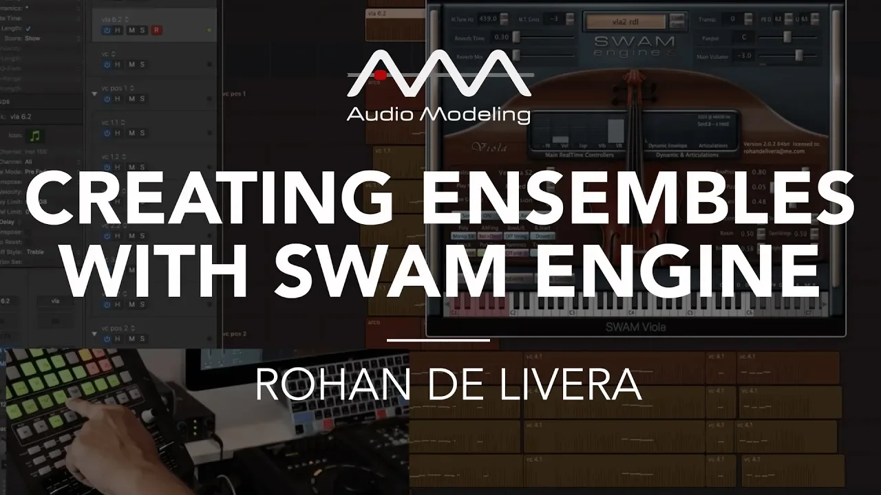 Creating ensembles with SWAM instruments. "Making Mercury", a walkthrough by Rohan De Livera