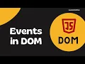 36 Introduction to Events in Javascript What are Event Listeners Event Handlers - DOM