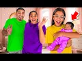 ADOPTED DAUGHTER Meets NEWBORN Baby For The FIRST TIME emotional