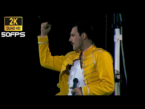 Download MP3 Queen - Under Pressure (Live at Wembley Stadium 1986) Freddie Cam + Real audio! HD 50fps