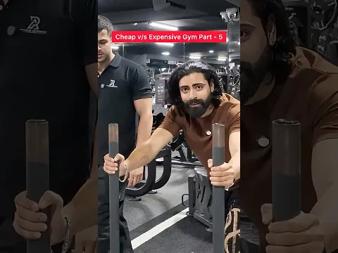 Cheap vs Expensive Gym Part-5πͺ #shorts #ytshorts #teratrigun #gym