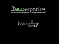 How to Break Down Composite Functions with Decomposition - Explained The Westcoast Math Tutor