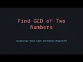 GCD of Two Numbers in JavaScript Euclidean Algorithm Tutorial