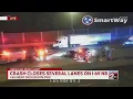Crash closes several lanes of I-65 in Nashville