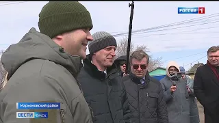 Врио губернатора Виталий Хоценко открыл стройку животноводческого комплекса в Марьяновке