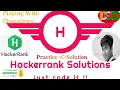 Hackerrank C Programming solutions Playing With Characters for all problems