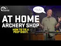 At Home Archery Shop - How to Tie in a Peep Sight