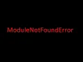 Resolving ModuleNotFoundError