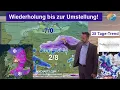 Lagu Wiederholung von Kälte (NO) \u0026 Milde (SW), dann Umstellung auf nass! Wetterbericht 05.-16.02.2026.