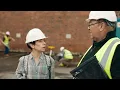 Digging up the car park in THE LOST KING 2022 movie clip