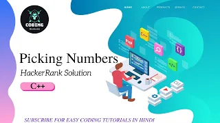 2020 Updated Picking Numbers Hackerrank Solution in Hindi C