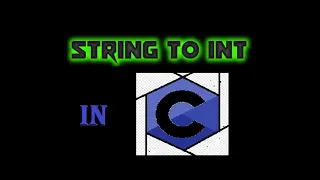 Converting a string to an integer C