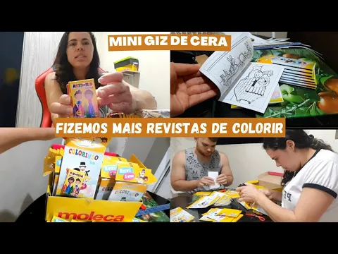 Download MP3 FIZEMOS MAIS REVISTAS DE COLORIR MUNDO BITA | COMPRA NA SHOPEE MINI GIZ DE CERA 😱