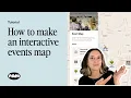 How to make a custom interactive event map