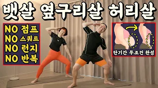 NO관절부담 뱃살 옆구리살 빼는 운동 [뱃살 올인원🏆]