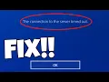 How to fix ps4 connection error the connection to the server timed out