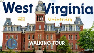 West Virginia University Campus 4K Walking Tour Morgantown WV 2021