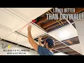 A Drop Ceiling that Looks Better Than Drywall How to Install a Drop Ceiling in a Basement - DIY