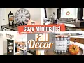 Cozy Minimalist Fall Decor