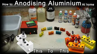 How to Anodise Aluminium at home how i anodised at home