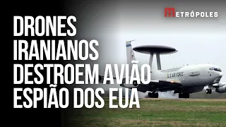 Avião espião dos EUA é destruído por drones do Irã na Arábia Saudita
