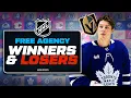 2025 NHL Free Agency Biggest Winners Losers Knights sign Mitch Marner Bruins raising questions