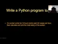 Python in Hindi Urdu 04 Exercise on constants and variables