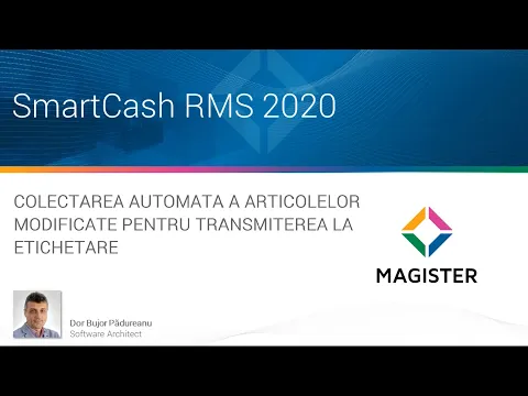 Colectarea automata a articolelor modificate pentru transmiterea la etichetare