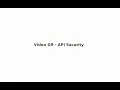 API Security - WSO2 API Manager Training