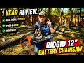 RIDGID 12 battery chainsaw 1 year HONEST REVIEW