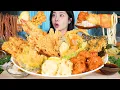 Lagu ASMR MUKBANG | 역대급 바삭바삭 🍤 대왕텐동 ✨ 냉모밀 우동까지 먹방! Giant Tendon (Tempura Rice Bowl) Udon \u0026 Soba! 天丼