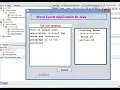 Word and Letters Count Java Application in Netbeans