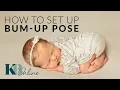 Newborn Bum Up Pose Supports Set up with Kelly Brown