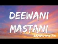 Download Lagu Deewani Mastani  | Bajirao Mastani ( Lyrics )