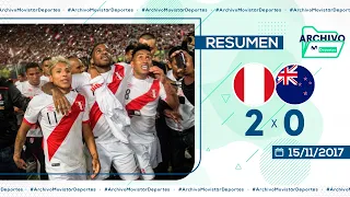 PERU 2-0 NUEVA ZELANDA Y CLASIFICACION A RUSIA 2018 2017