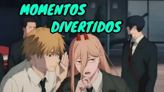 CHAINSAW MAN MOMENTOS DIVERTIDOS DEL ANIME
