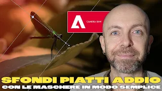 CAMERA RAW - Migliorare sfondi piatti con le maschere in modo semplice