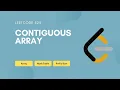 Contiguous Array Leetcode 525 Arrays HashTable Prefix Sum