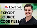 How To Export Source Code Files From Lovable 2026 Guide